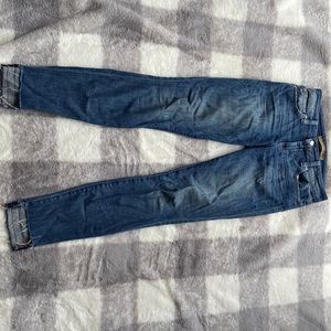 Joes skinny jeans. Slightly worn. Size 24. Cut and cropped ankle